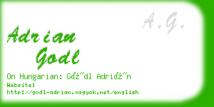 adrian godl business card